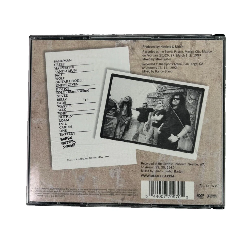 Metallica ‎- Live Sh*t: Binge & Purge - 3CD+2DVD USA 2003 + Garage Inc. CD Album - Bild 4 von 4