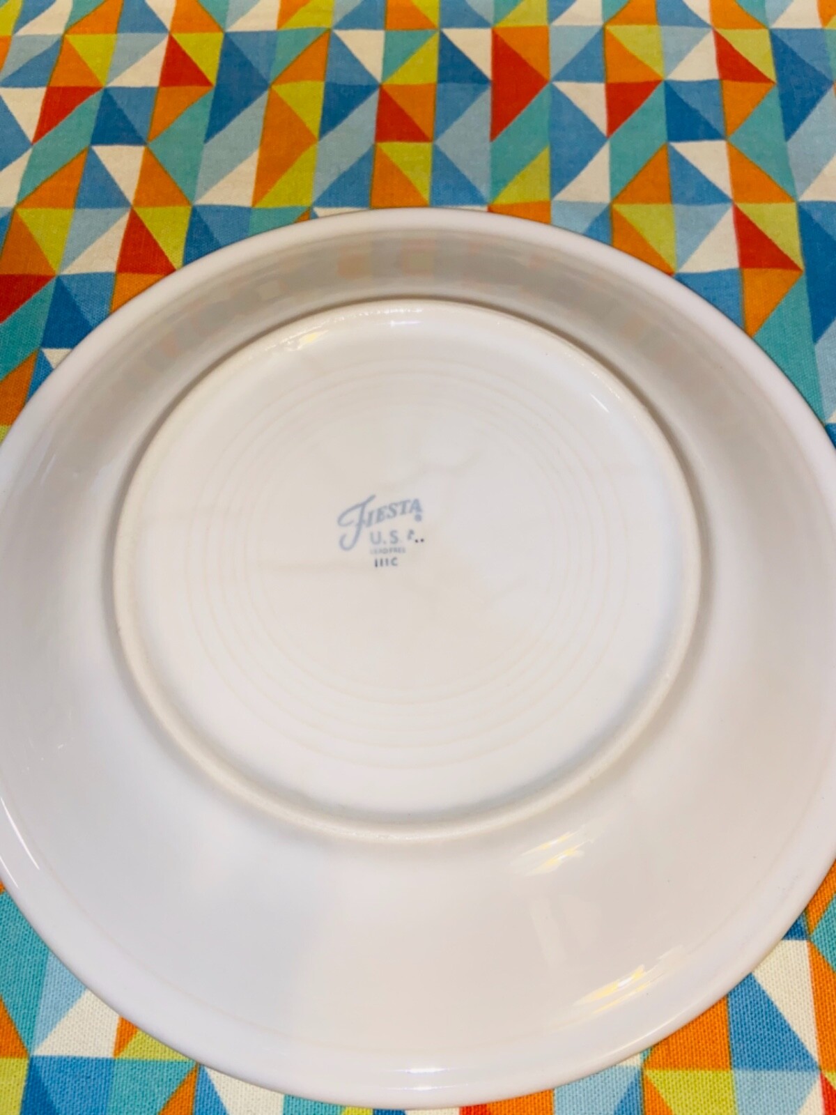 NEW SET 4 FIESTAWARE 10.5" WHITE DINNER PLATES FIESTA FREE SHIPPING
