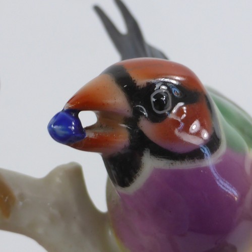 Hutschenreuther Porzellan Figurengruppe Drei Vögel auf Ast - Bild 16 von 22