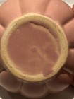 Vintage Pottery Lotus Flower Bowl Planter Scallop Edges Pink 6" — photo 6