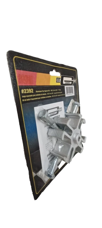 Kit espaciador ventilador aluminio Mr. Gasket #2392 AMC FORD GM 1" de espesor Foto 3 de 3