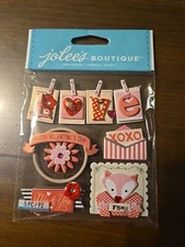 Jolee's Boutique Valentine 💝 Words  Scrapbooking Stickers