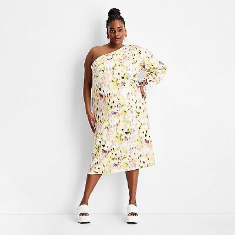 knee length dresses for ladies Primavera Couture 4014 Floral Homecoming Cocktail Dress main image 1