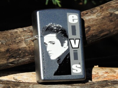 Zippo Lighter - Elvis Presley - Monochrome - The King - Rare