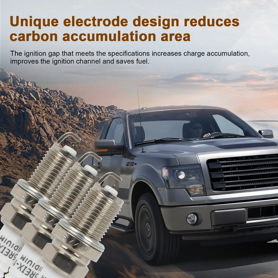 6x bujías de iridio y platino para Hyundai Azera 3,8 L 2006-2011 Foto 4 de 4