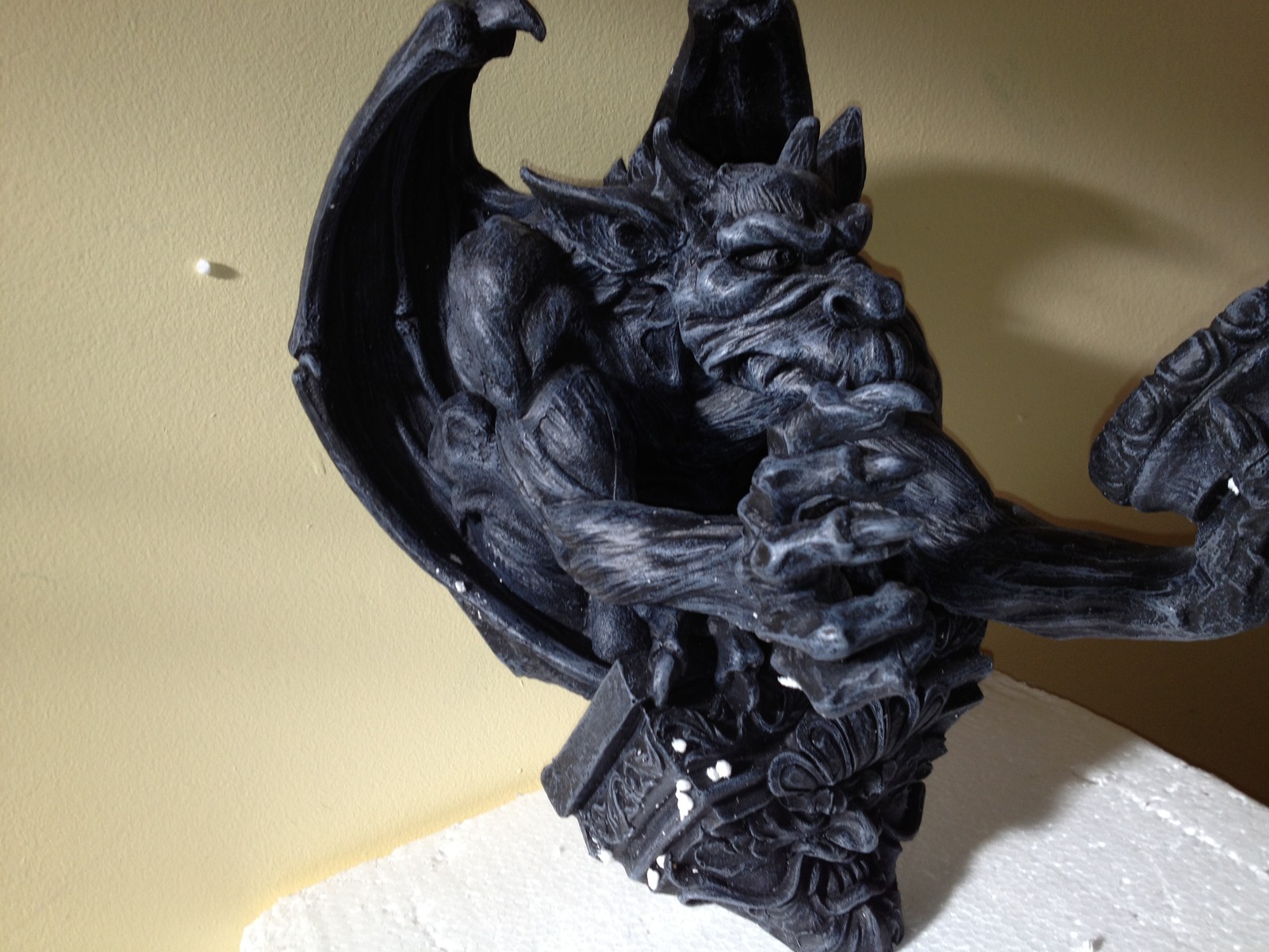 NEW GARGOYLE STATUE WALL CANDLE HOLDER DISPLAY GOTH from TOSCANO CATALOG eBay