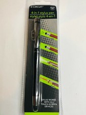 Pen Stylus 4-in-1 Flashlight Pointer Black