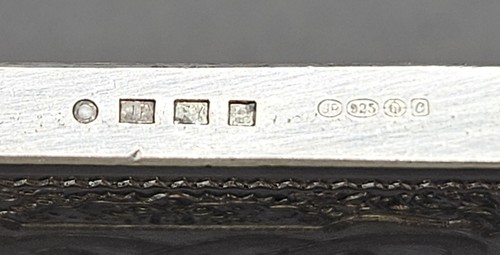 Colgante vintage de plata esterlina para el día de San Valentín 1,10 oz/Londres/Reino Unido/1977 - Imagen 6 de 14