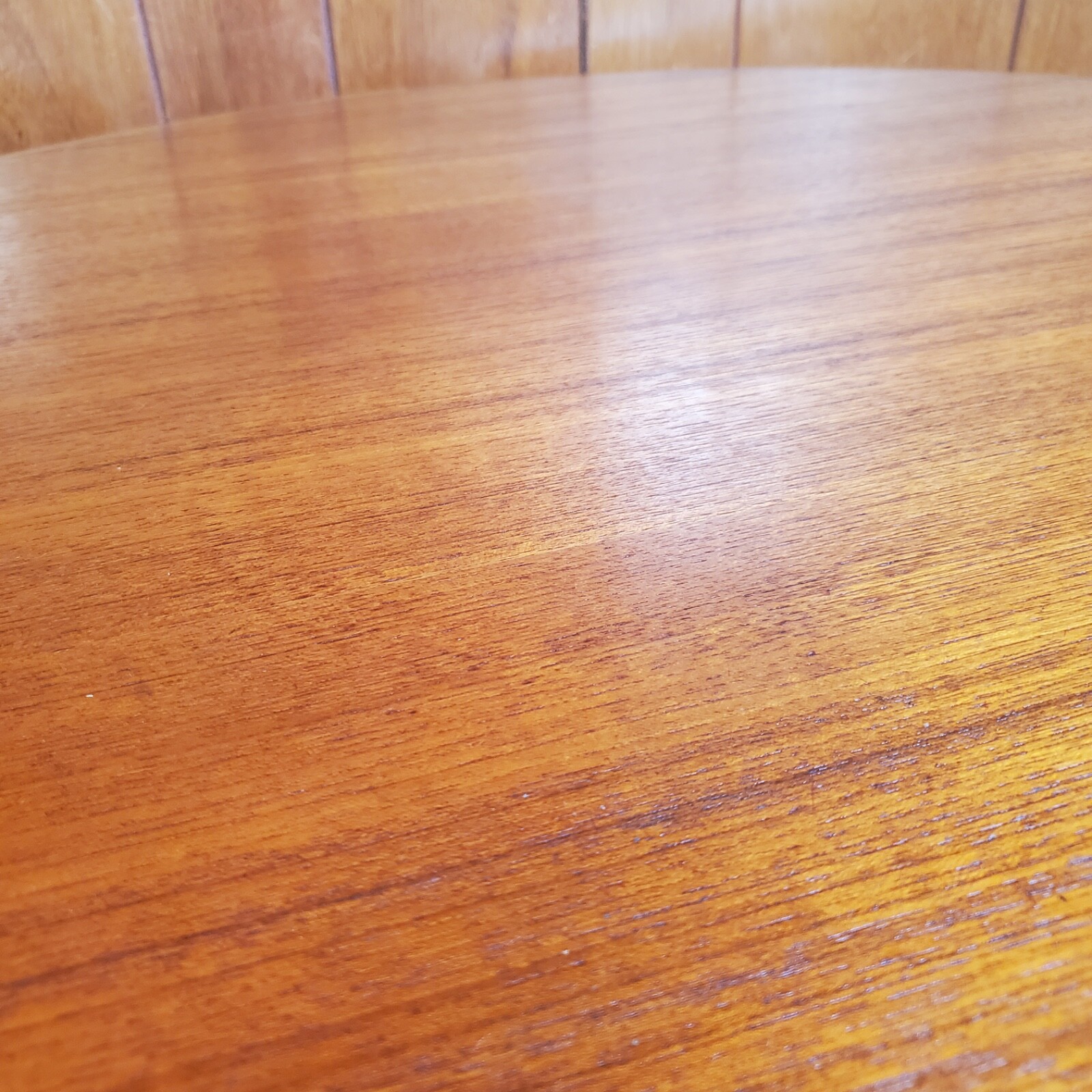 Vintage J Andersen for Silkeborg CFC Danish Modern Fine Teak Rattan Coffee Table