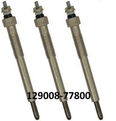 New set of 3 Glow Plugs Compatible with Hitachi ZX38U-3F | eBay
