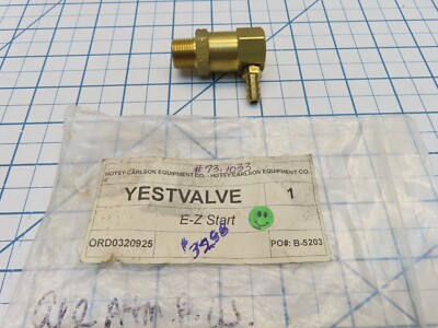 Yestvalve ES1 Easy Start Pressure Release Valve 4500 PSI  15-16