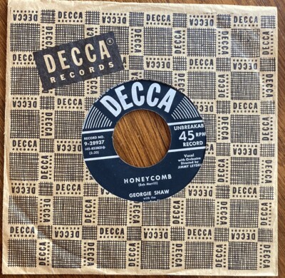 GEORGIE SHAW/Honeycomb (Original 1954 pressing; UNPLAYED NM)