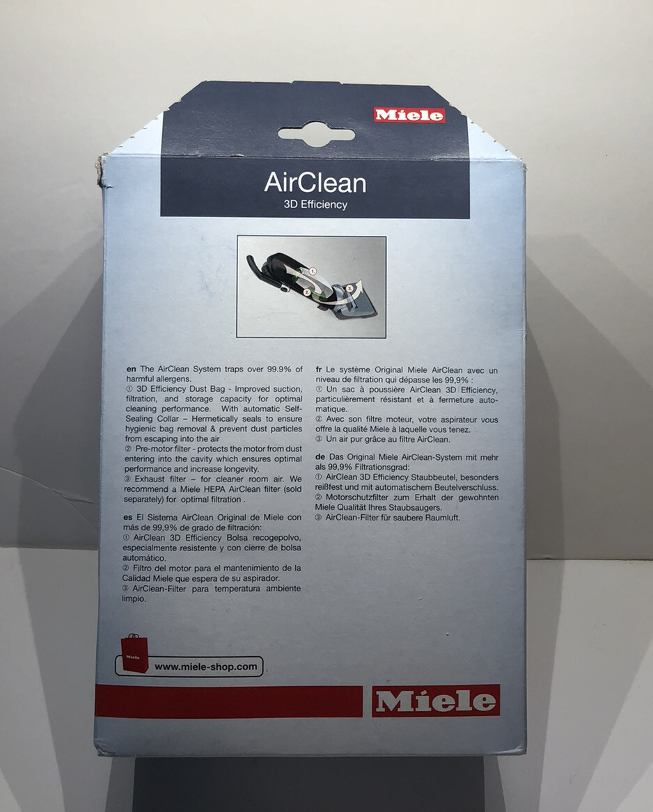 miele airclean 3d efficiency bolsas