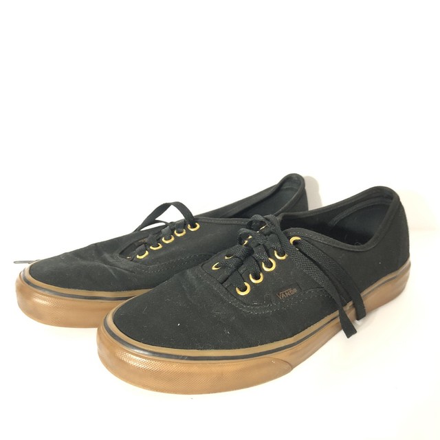 mens black leather vans size 7