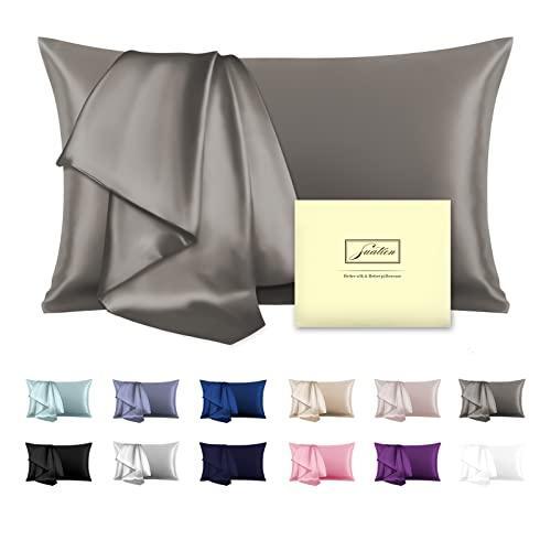 Mulberry Silk Pillowcase for Hair and Skin Pillow Case with Hidden Zipper Soft-image