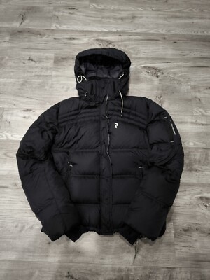 Women's Peak Performance Ski Down Jacket Size XL Mountain Hiking Black
