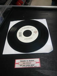 Rod Stewart Ronnie Wood 45 Reason To Believe It S All Over Now Mtv Unplugged Ebay ebay
