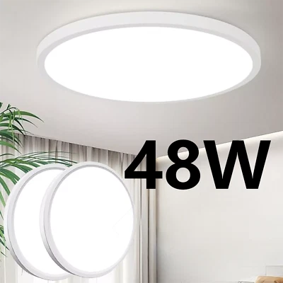 48W LED Deckenlampe Kaltweiß Deckenleuchte Wohnzimmer Schlafzimmer Lampe Küche