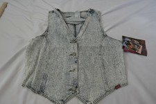 Nwt 90s Vintage Gitano Jeans Denim Vest Womens Large - Saved By The Bell Style