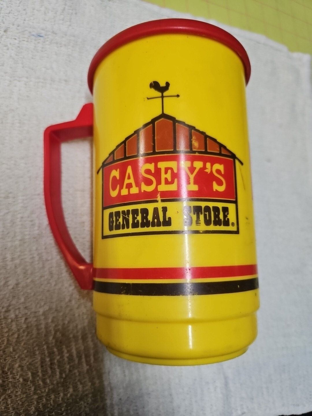Vintage Caseys General Store 32oz Travel Mug Mfg By Whirley, Warren PA