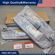 Oem Pair Driver Passenger Side Light Gray Sun Visor For 2006-11 Honda Civic Us