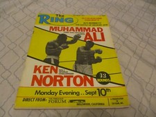 THE RING MAGAZINE SEPTEMBER 1973 MUHAMMAD ALI KEN NORTON