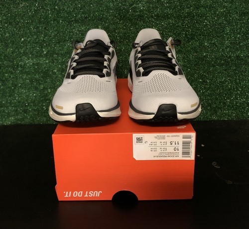 Nike Air ZOOM Pegasus 41 'White/Black/Gold' (HQ3220-100) Men's Sizes 8-9.5 - Picture 4 of 7