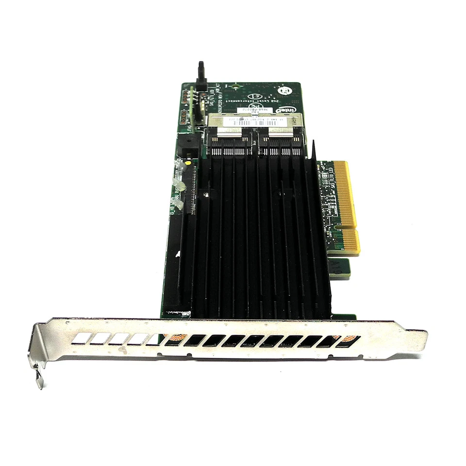 Controlador RAID PCIe x8 2.0 Intel RMS25PB080 G27504-612 de doble puerto FP Foto 4 de 4