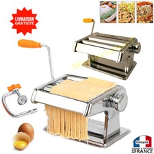 Machine à pâtes fraîche inox,pour Spaghetti Tagliatelle Lasagne avec laminoir