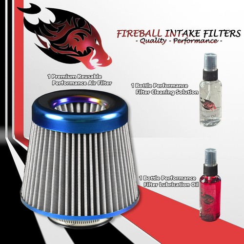 3" Reusable High Flow Performance Cold Air Intake Filter Kit Silver For Acura - Bild 5 von 13