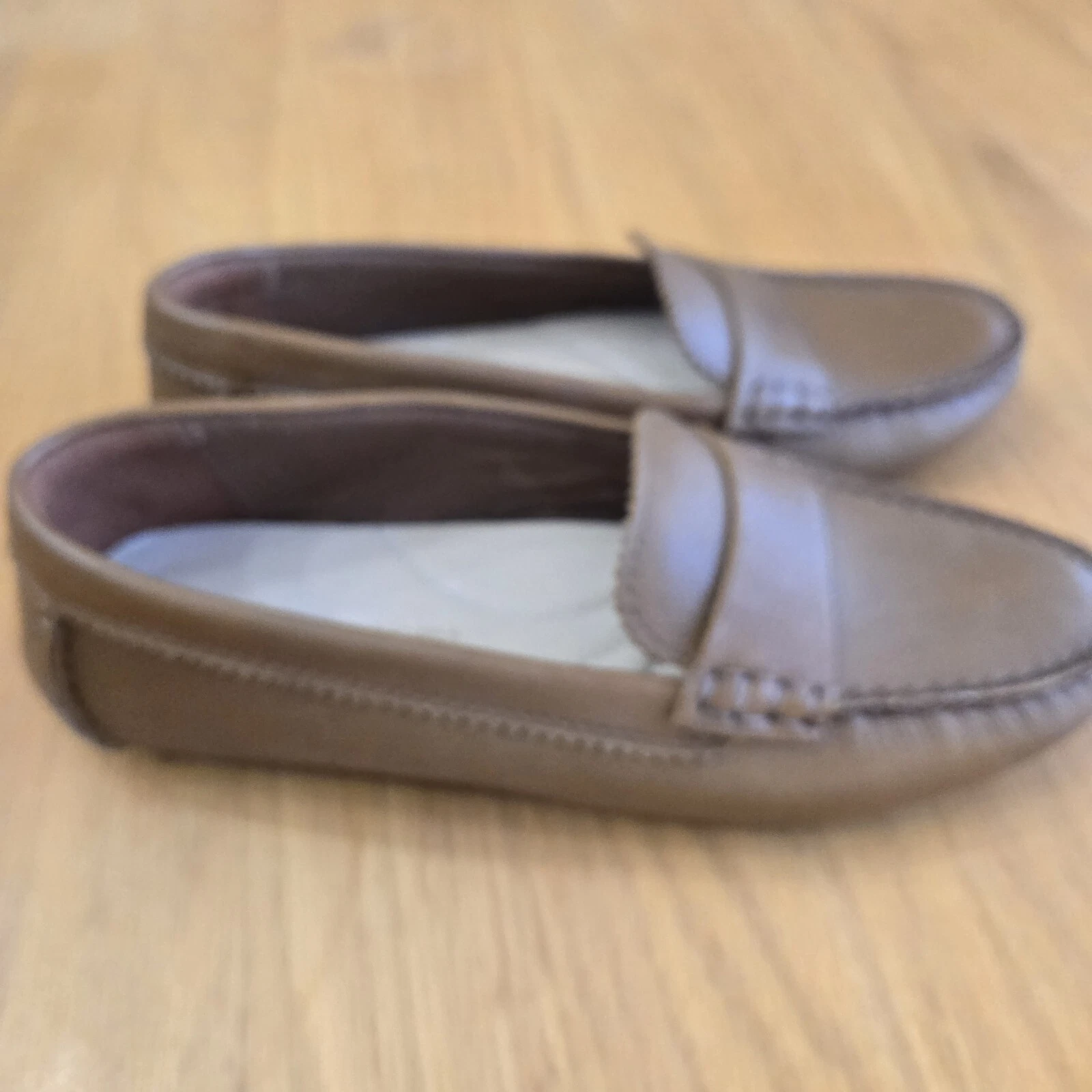 Mocassini da guida donna Clarks Cushion Plus ballerine cammello marrone 7 5 scarpe pelle