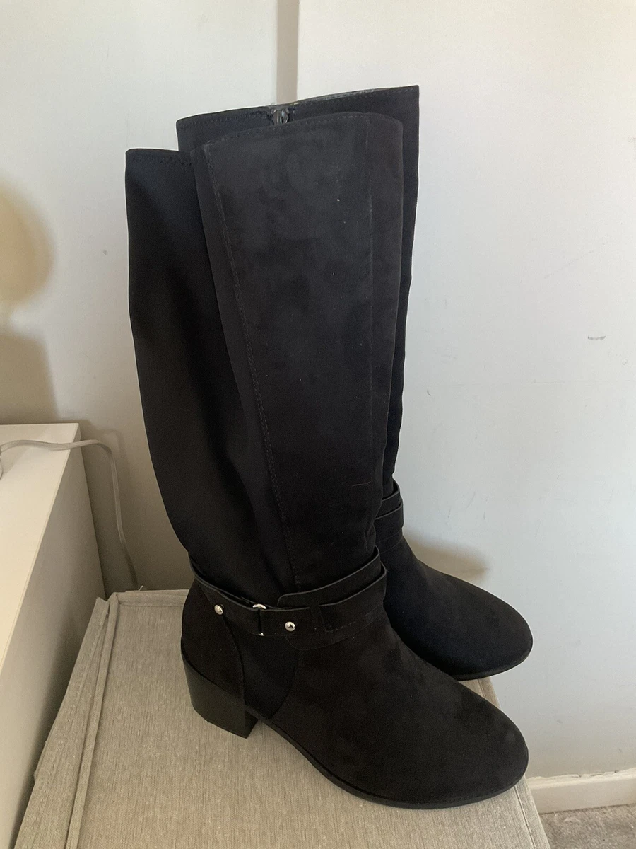 Evans clearance black boots