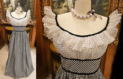VINTAGE 1950s MIKE BENET FORMALS "GONE WITH THE WIND" LOOK TAFFETA PROM  DRESS | eBay