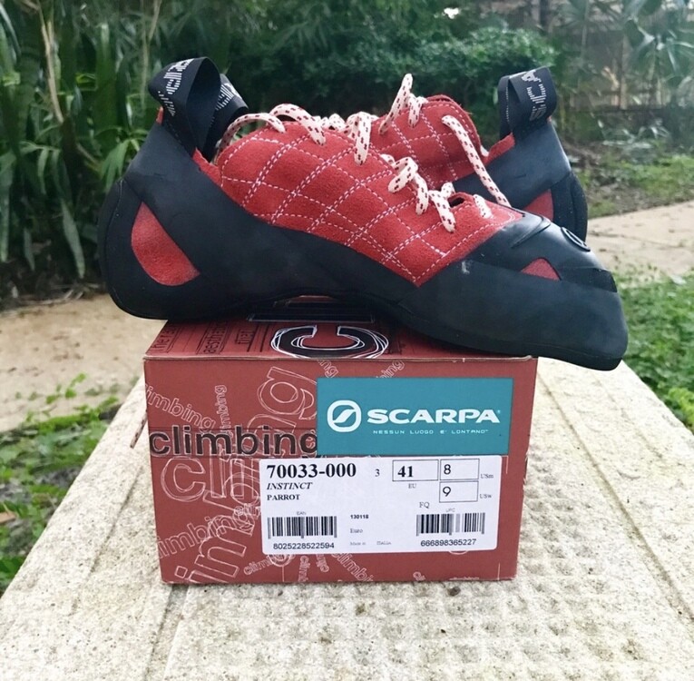 スカルパRS 24.0 Scarpa Instinct Rock Climbing Shoes XS Edge Parrot Women's