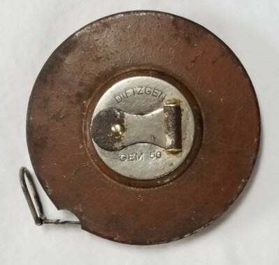 Rare Vintage Eugene Dietzgen Gem 50 Measuring Tape 