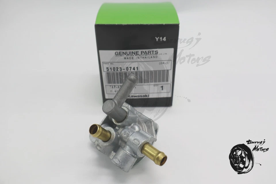 Válvula de combustible para tanque de gasolina KAWASAKI KLX250S KLX250SF Petcock 51023-0741 OEM nueva Foto 3 de 4
