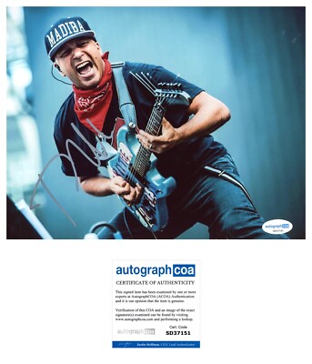 Tom Morello ‘Rage Against The Machine’ Band Lead Singer Signed 8x10 ...