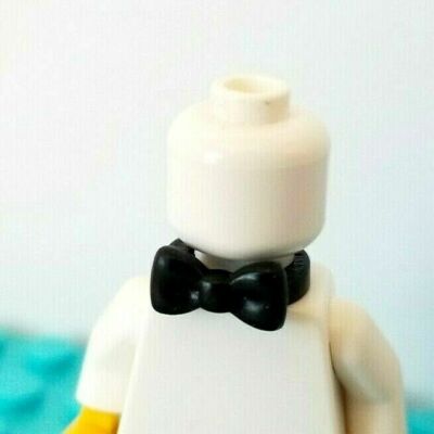LEGO Black BOW TIE Fancy Black Neck Necklace Tuxedo