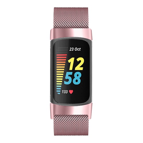 Replacement For Fitbit Charge 5 6 Milanese Band Stainless Steel Magnet Strap - Picture 6 of 19