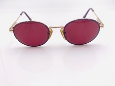 Vintage Clear Vision SCF 913 Gold Multi-Color Oval Sunglasses FRAMES ONLY