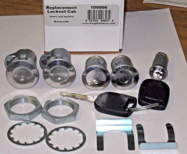 *NEW* SET of KENWORTH KEYED ALIKE TOOL BOX , DOOR LOCKS & IGNITION
