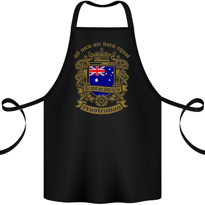 All Men Are Born Equal Australian Australia Baumwollschürze 100% Bio