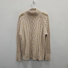 Holland Cooper Greenwich Knit Otameal Chich Preppy Jumper Sweater Size XS