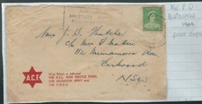 Australia Military Mail Mil PO Watsonia 1944 AMF Censor 