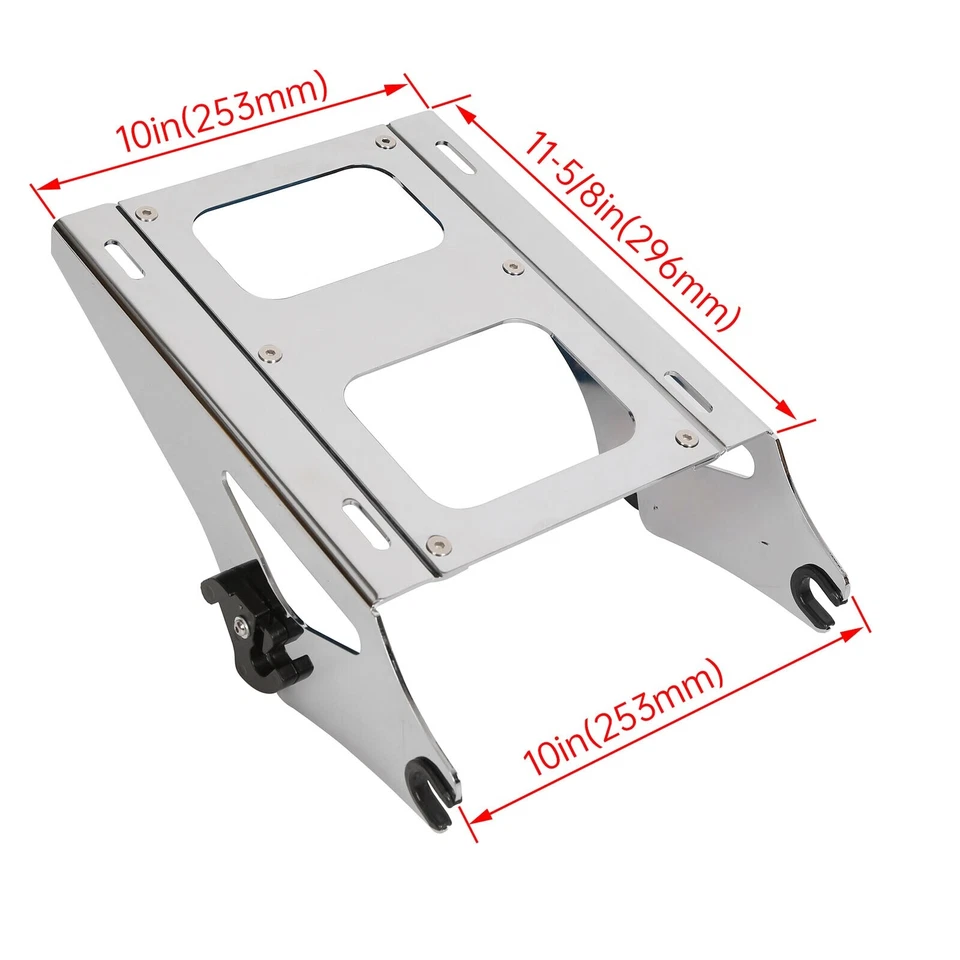 Kit de ferragens de encaixe para Harley Touring 2014-2025 two-up tour porta-malas montagem em rack - Imagem 2 de 4