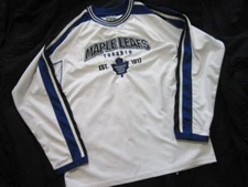 Toronto Maple Leafs~ NHL Hockey L/S Shirt ~ Chest =44 in Sz L ~Mighty Mac Sports