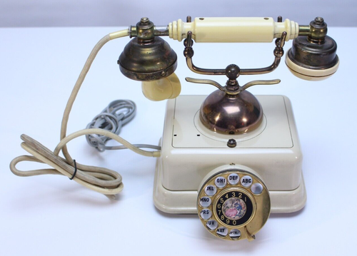 VTG Table Telephone Phone MCM Home Landline French Design Made Japan Victorian - Picture 2 of 21