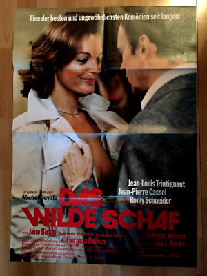 Filmplakat DAS WILDE SCHAF 84x59.-Romy Schneider-Jean Louis Trintigant-J.P.Casse