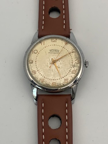 1960s Vintage Technos, Mechanical Swiss Movement - Picture 6 of 10