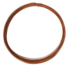 25' Half Round Half Hard Copper Wire 18 Gauge Jewelry Making Forming Tool
